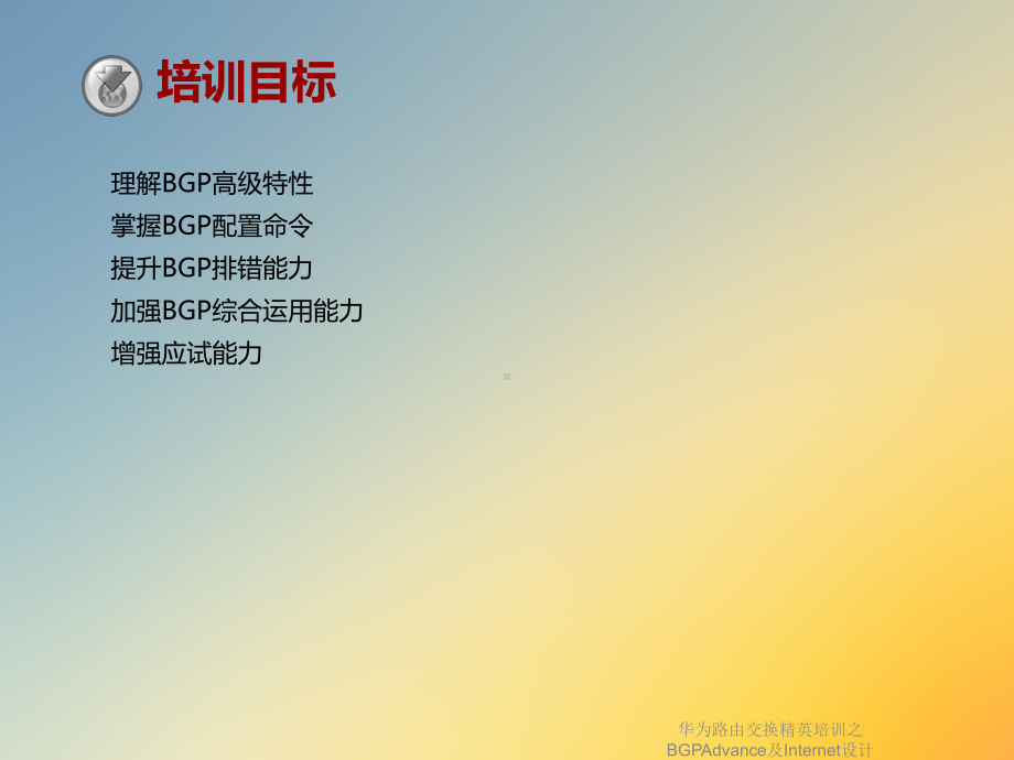 某路由交换精英培训之BGPAdvance及Internet设计课件.ppt_第3页