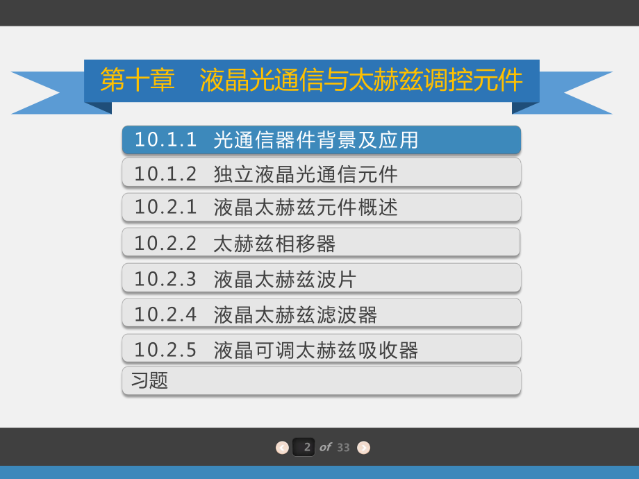 液晶光子学第10章液晶光通信与太赫兹调控元件课件.pptx_第2页