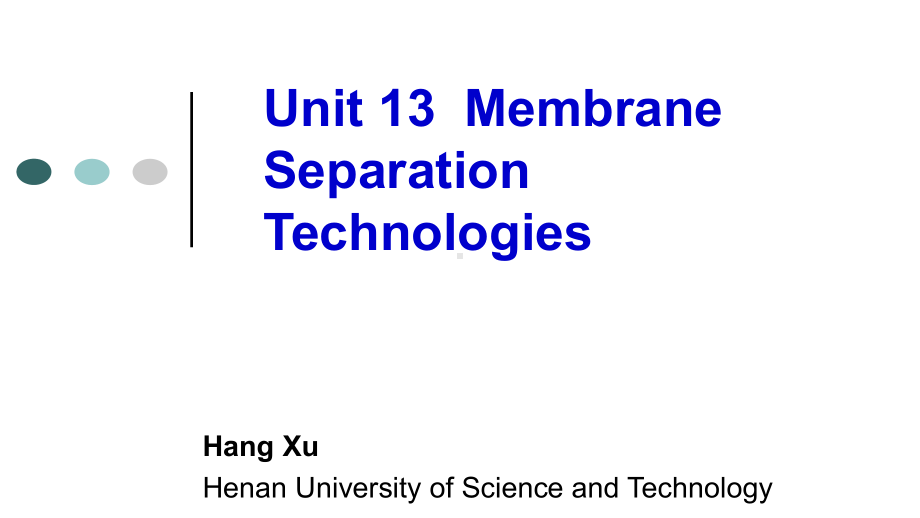 电子教案与课件：《化工专业英语》Unit13.pptx_第1页