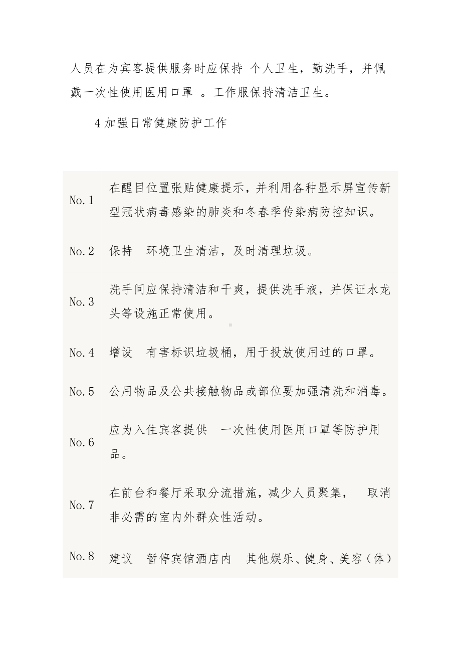 疫情期间宾馆酒店的防控应该注意什么呢？.docx_第2页