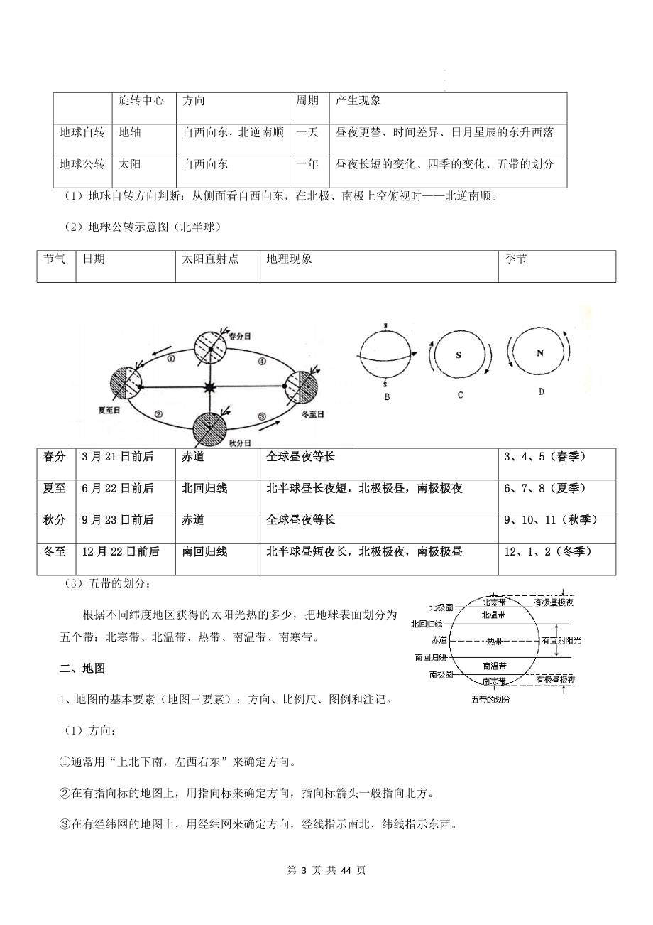 2023年初中地理学业水平考试复习提纲.docx_第3页