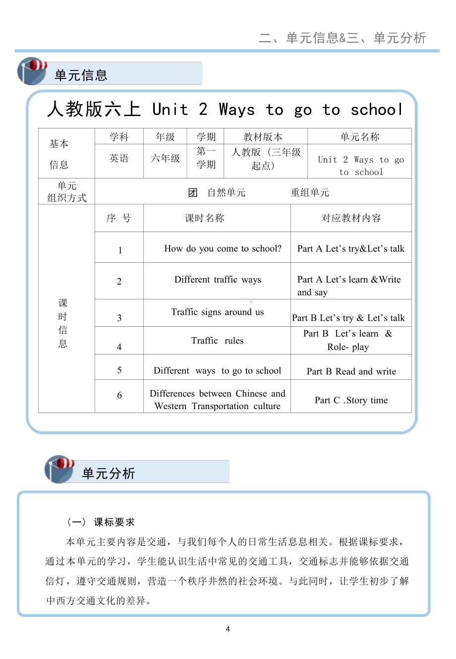 [信息技术2.0微能力]：小学六年级英语上（第二单元）Different traffic ways-中小学作业设计大赛获奖优秀作品-《义务教育英语课程标准（2022年版）》.pdf_第2页