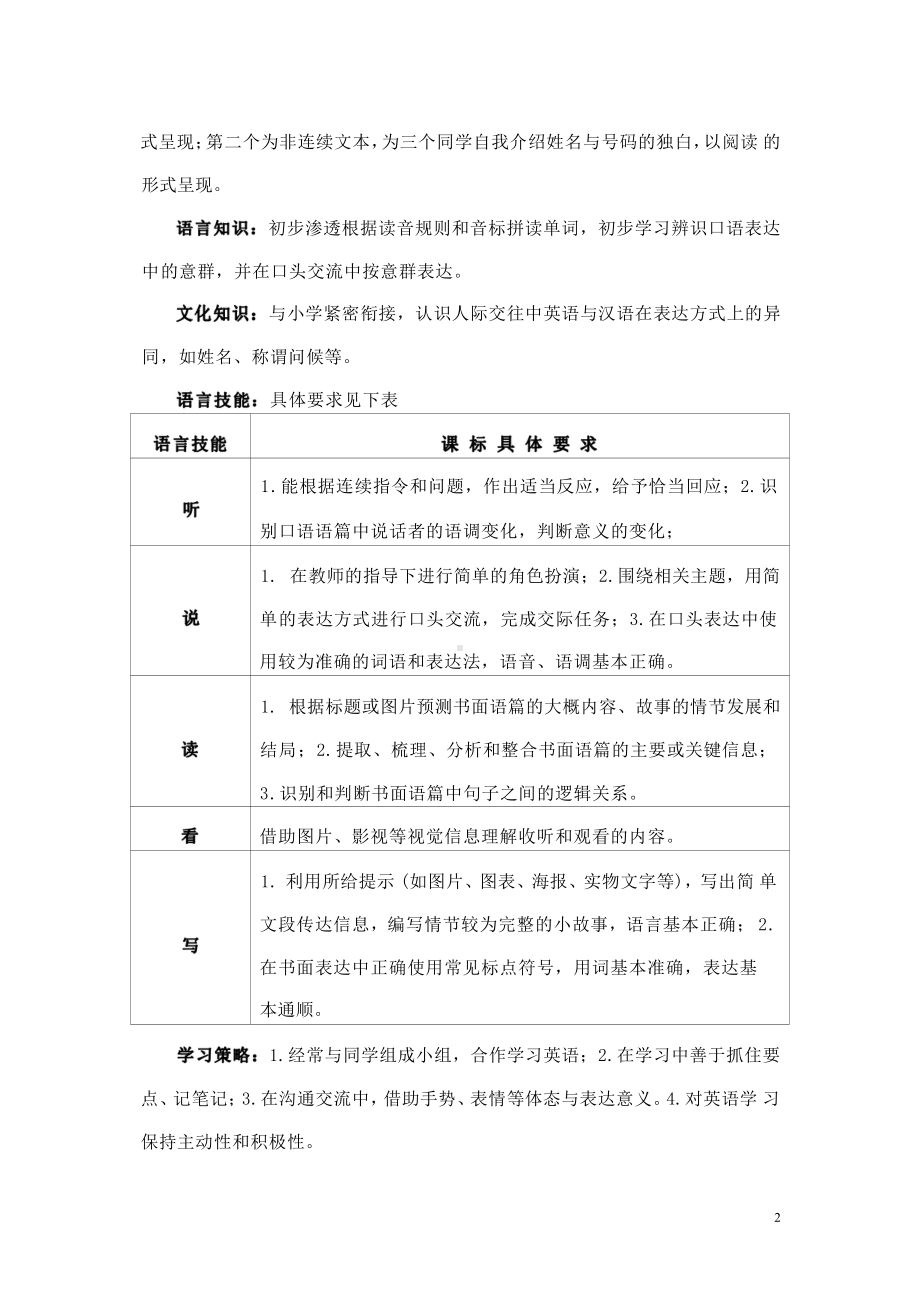 [信息技术2.0微能力]：中学七年级英语上（第一单元）-中小学作业设计大赛获奖优秀作品-《义务教育英语课程标准（2022年版）》.pdf_第3页