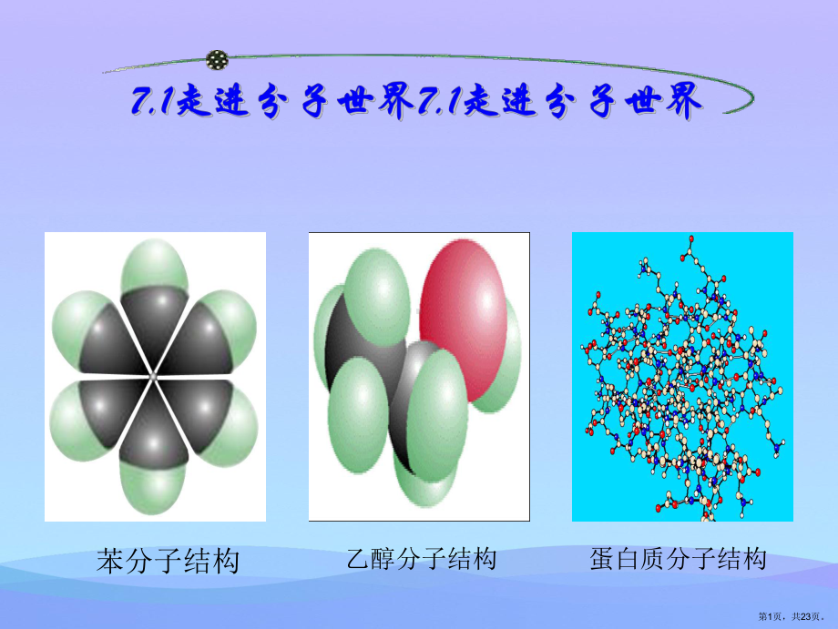 走进分子世界19苏科版优秀课件.ppt_第1页