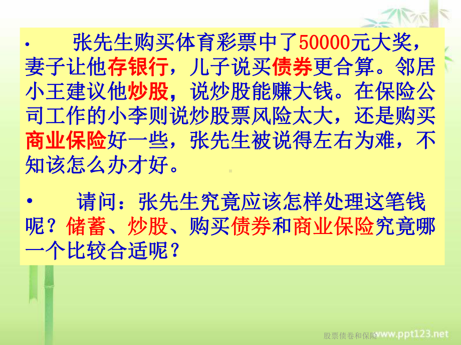 股票债卷和保险课件.ppt_第2页