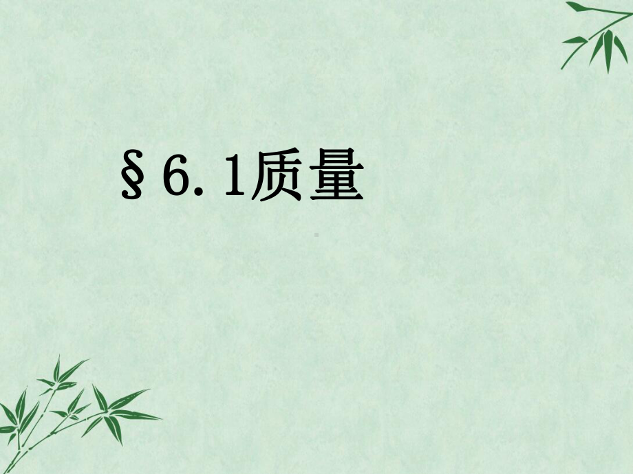 质量课件33-人教版.ppt_第1页