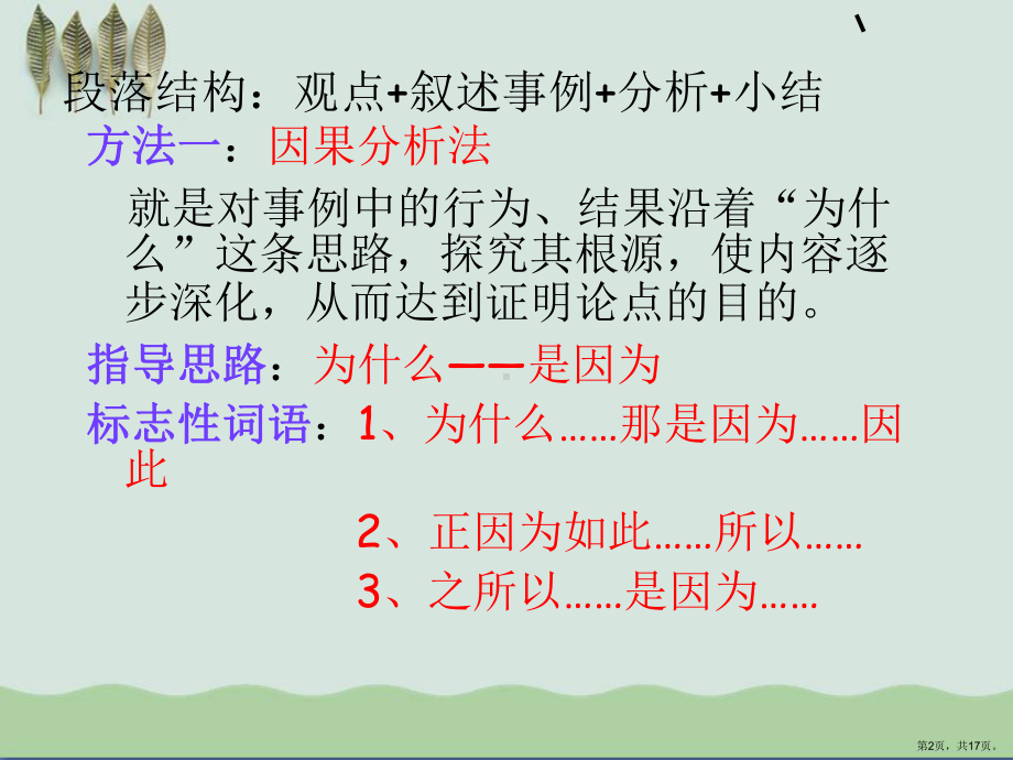 议论文写作-围绕观点分析事例课件.ppt_第2页