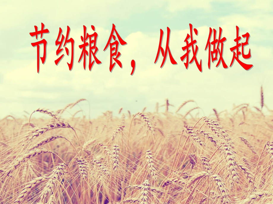 节约粮食从我做起-主题班会课件.ppt_第1页