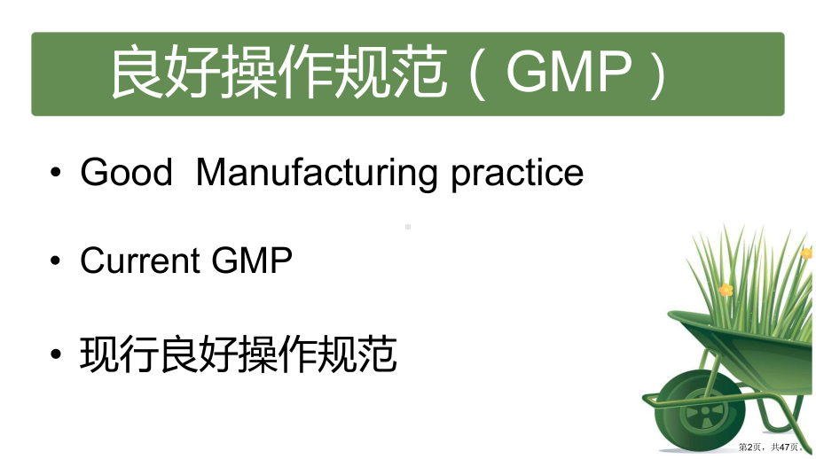 良好操作规范GMP课件.ppt_第2页