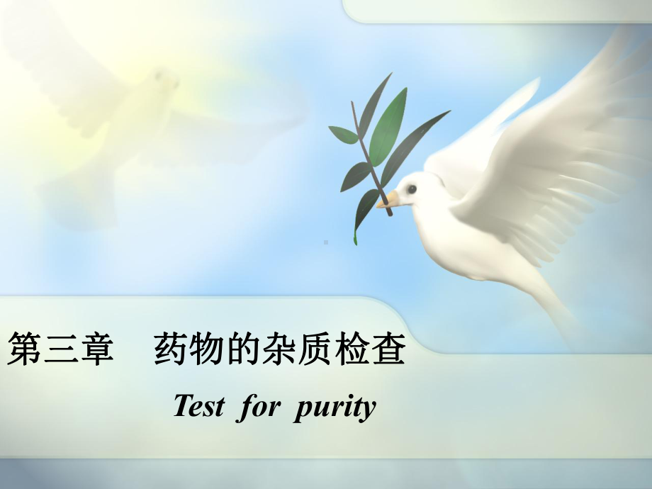 药物的杂质检查Testforpurity课件.ppt_第1页