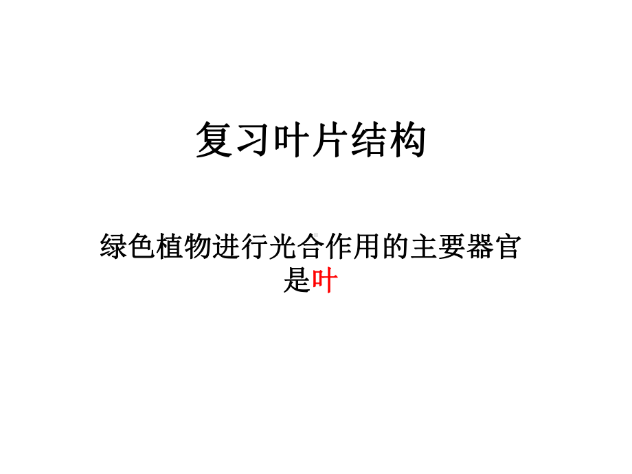 说明绿叶在光下能够制造淀粉器材课件.ppt_第1页