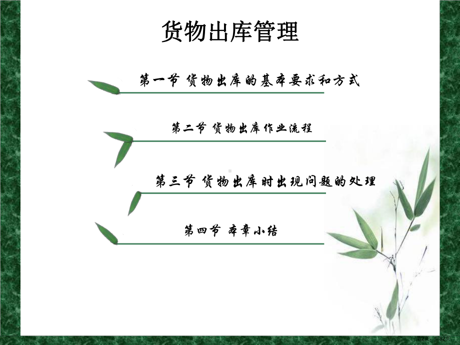 货物出库管理综述课件.ppt_第2页