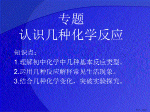 认识几种化学反应课件.ppt