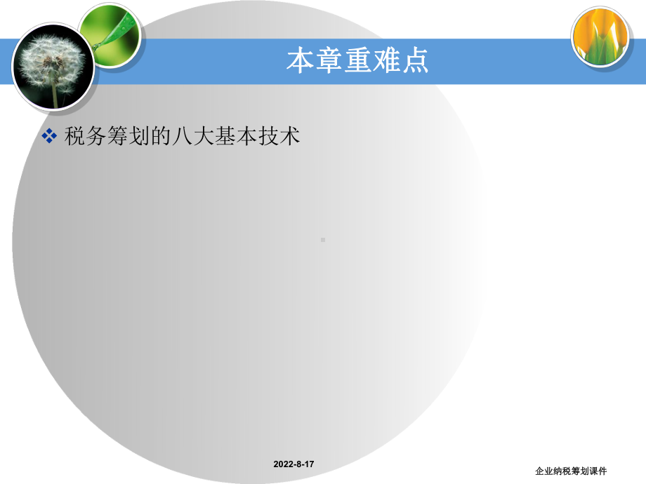 税务筹划的基本技术课件.ppt_第3页