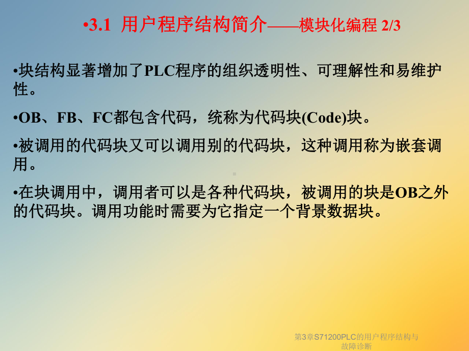 S71200PLC的用户程序结构与故障诊断课件.ppt_第3页