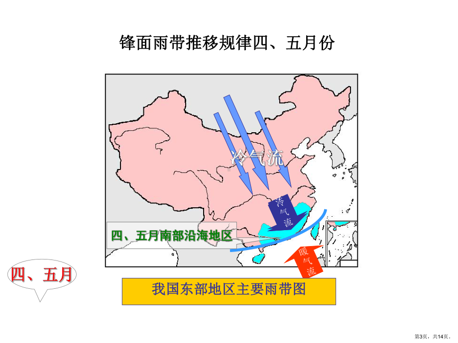 课时锋面对我国东部地区降水的影响课件.pptx_第3页