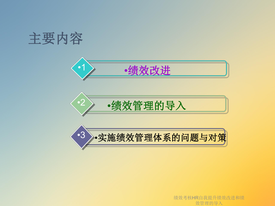 绩效考核HR自我提升绩效改进和绩效管理的导入课件.ppt_第2页