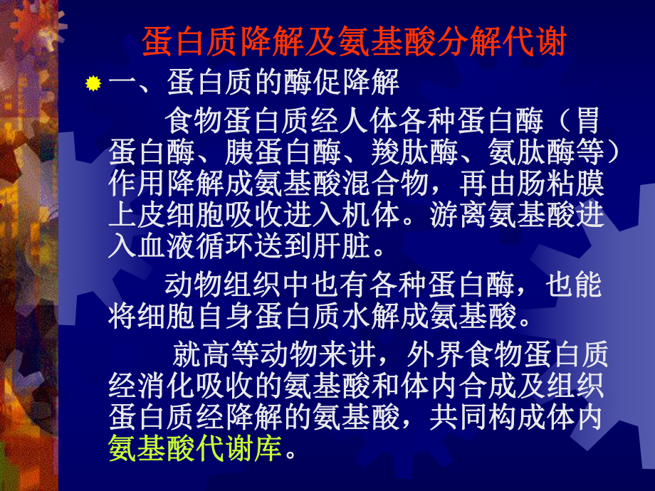 蛋白质促降解与氨基酸代谢课件.ppt_第1页