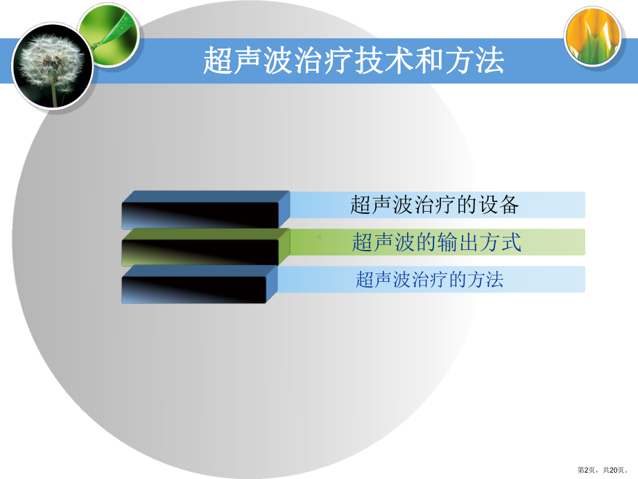 超声波治疗技术和方法课件.ppt_第2页