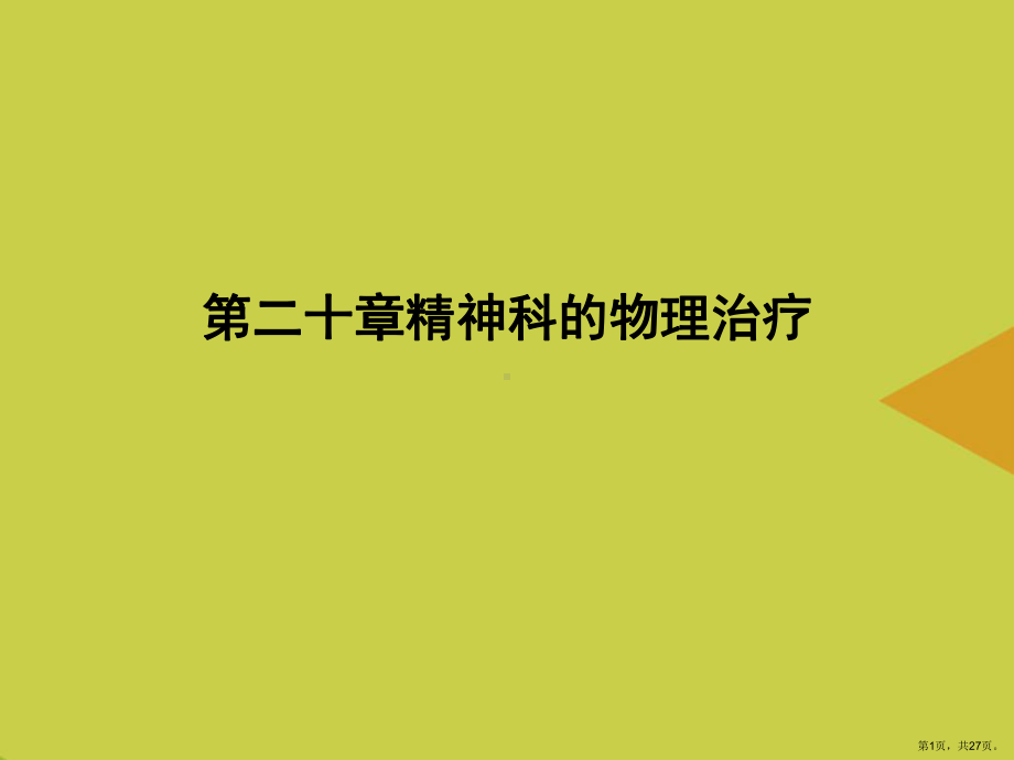 精神科的物理治疗课件.ppt_第1页