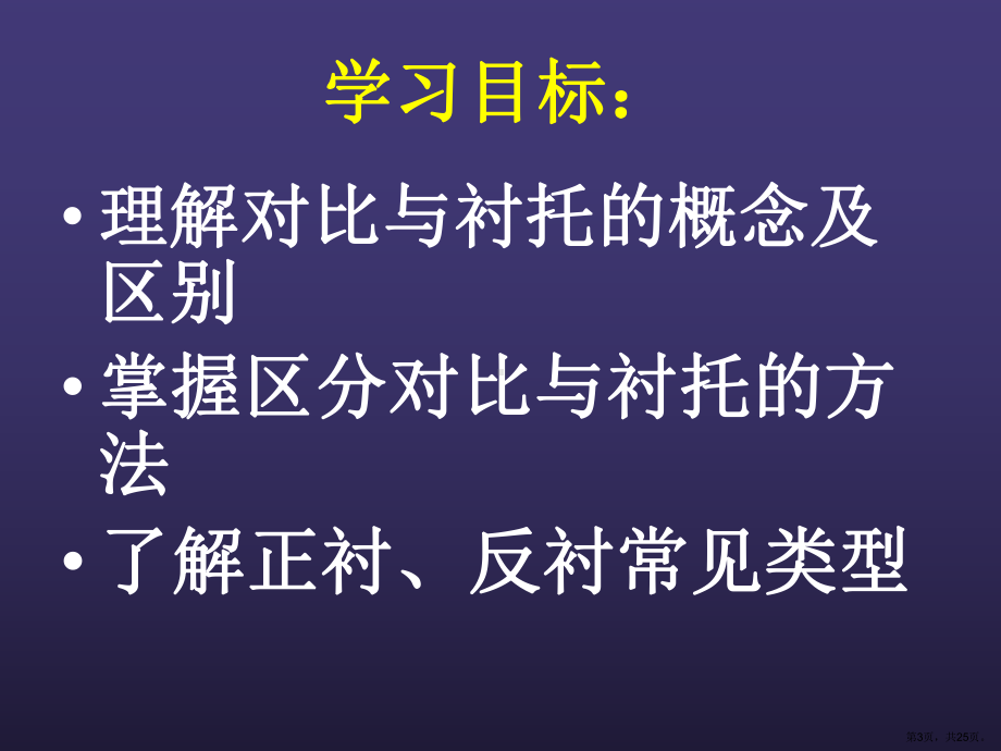 诗歌鉴赏表达技巧细区分-对比与衬托课件.ppt_第3页