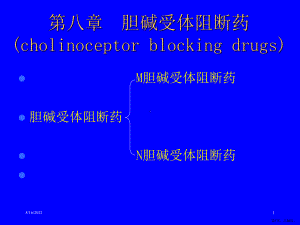 胆碱受体阻断药课件2.ppt