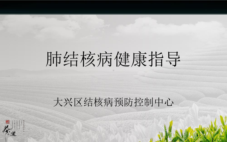 肺结核病健康指导课件.ppt_第1页