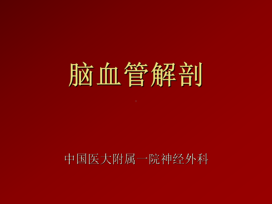 脑血管解剖脑动脉系课件.ppt_第1页