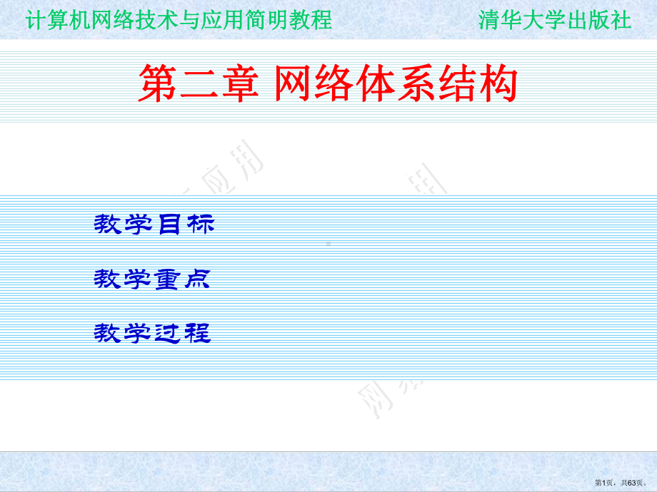 计算机网络技术与应用简明教程ch02网络体系结构课件.ppt_第1页