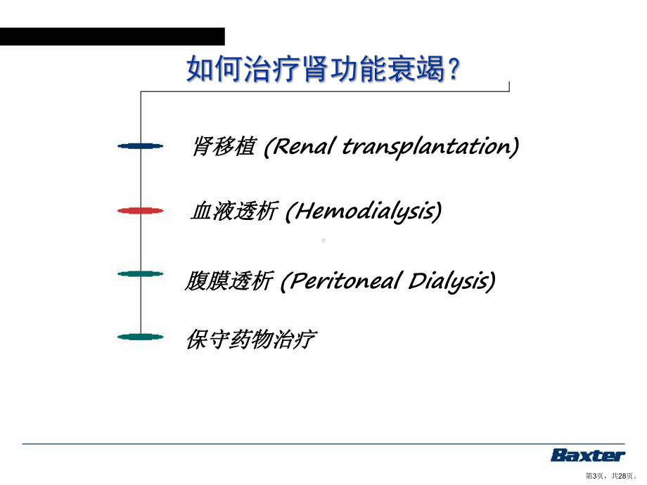 肾移植Renaltransplantation血液透析Hemodialysis腹膜透析课件.ppt_第3页