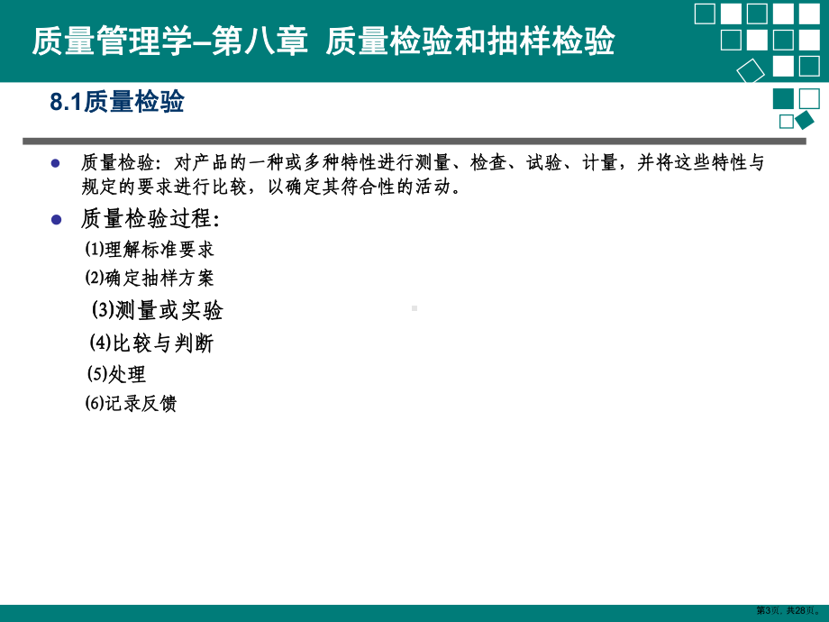 质量管理学第八章质量检验和抽样检验课件.ppt_第3页