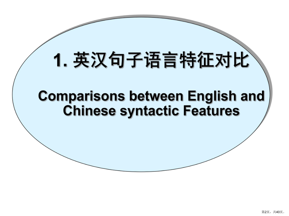 翻译中英汉句子对比讲解课件.ppt_第2页