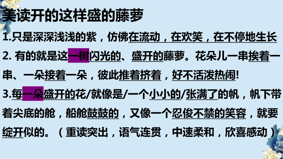 苏州初一语文部编版七年级下册《紫藤萝瀑布》课件（公开课）.pptx_第3页