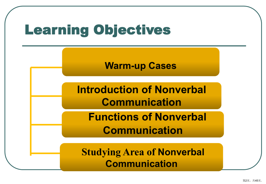 跨文化交际课件L12NonverbalCommunication.ppt_第2页