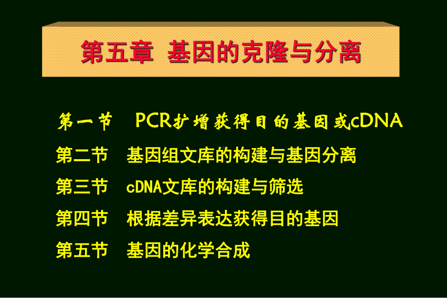 基因的克隆与分离课件.ppt_第2页