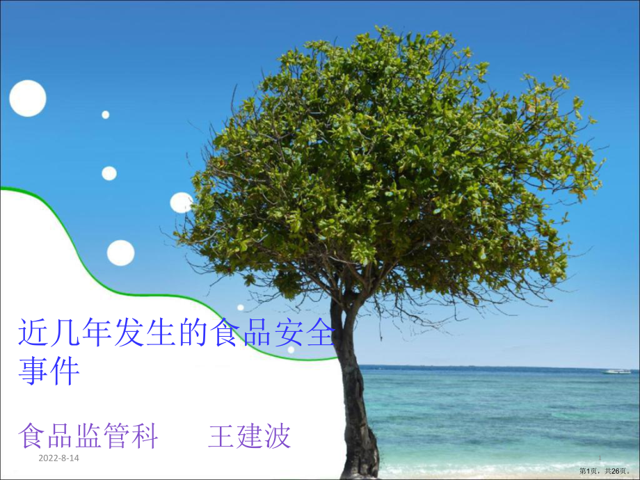 近几年食品安全事件精选课件.ppt_第1页