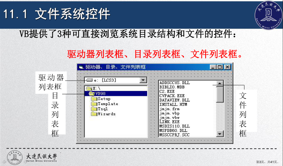 计算机基础与VisualBasic程序设计(第三版)第十一章文件课件.ppt_第3页