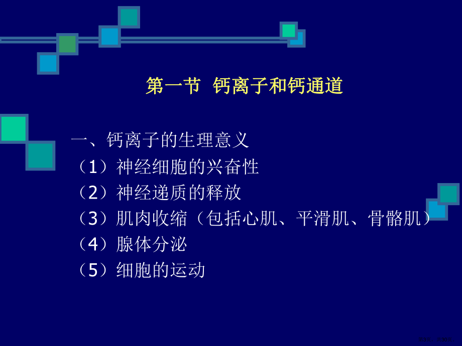 药理学离子通道概论及钙通道阻滞药.课件.ppt_第3页