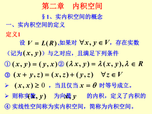 内积空间精选课件.ppt