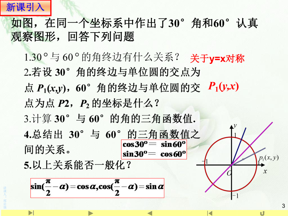 5.3三角函数的诱导公式2(共19张PPT) 课件—山东省teng州市第一中学人教版高中数学新教材必修第一册.ppt_第3页