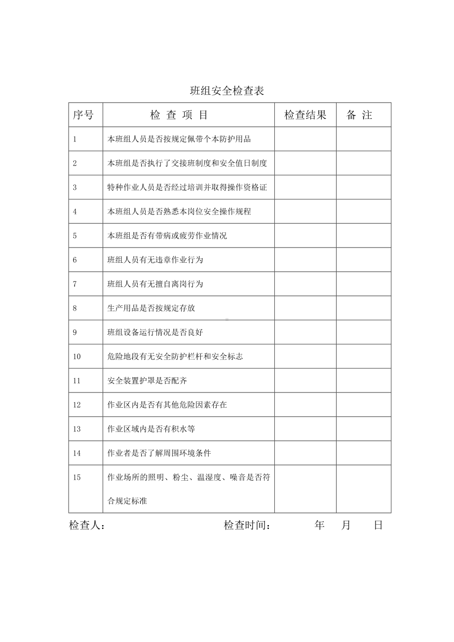 安全检查记录表 (2)参考模板范本.doc_第2页