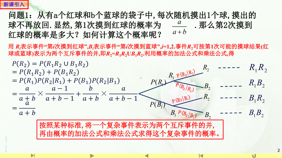 7.1.2全概率公式 课件-山东省teng州市第一中学高中数学人教A版（2019）选择性必修第三册.pptx_第2页