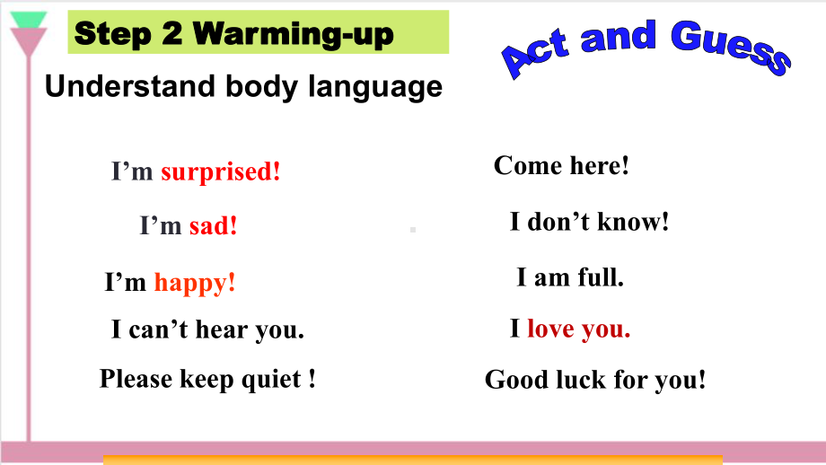 新人教2019选择性必修1 Unit 4 Body language Reading and Thinking-（2022）新人教版(2019新版)高中英语选择性必修第一册.pptx_第3页