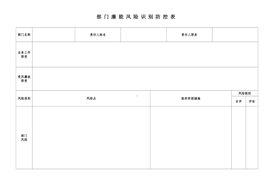 部门廉能风险识别防控表参考模板范本.doc_第1页