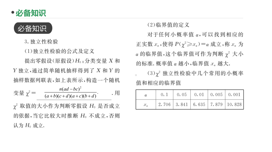 2023新高考数学PPT：第75讲 列联表与独立性检验(1).pptx_第3页