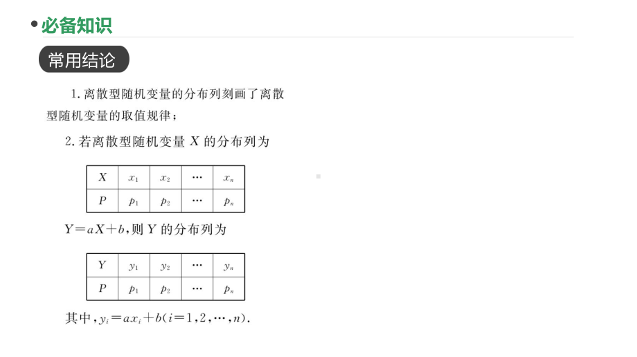 2023新高考数学PPT：第85讲 离散型随机变量及其分布列.pptx_第3页