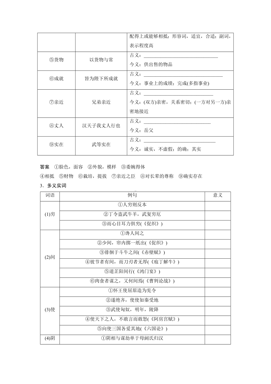 （2023高考语文大一轮复习）学案28　《屈原列传》《苏武传》.docx_第2页