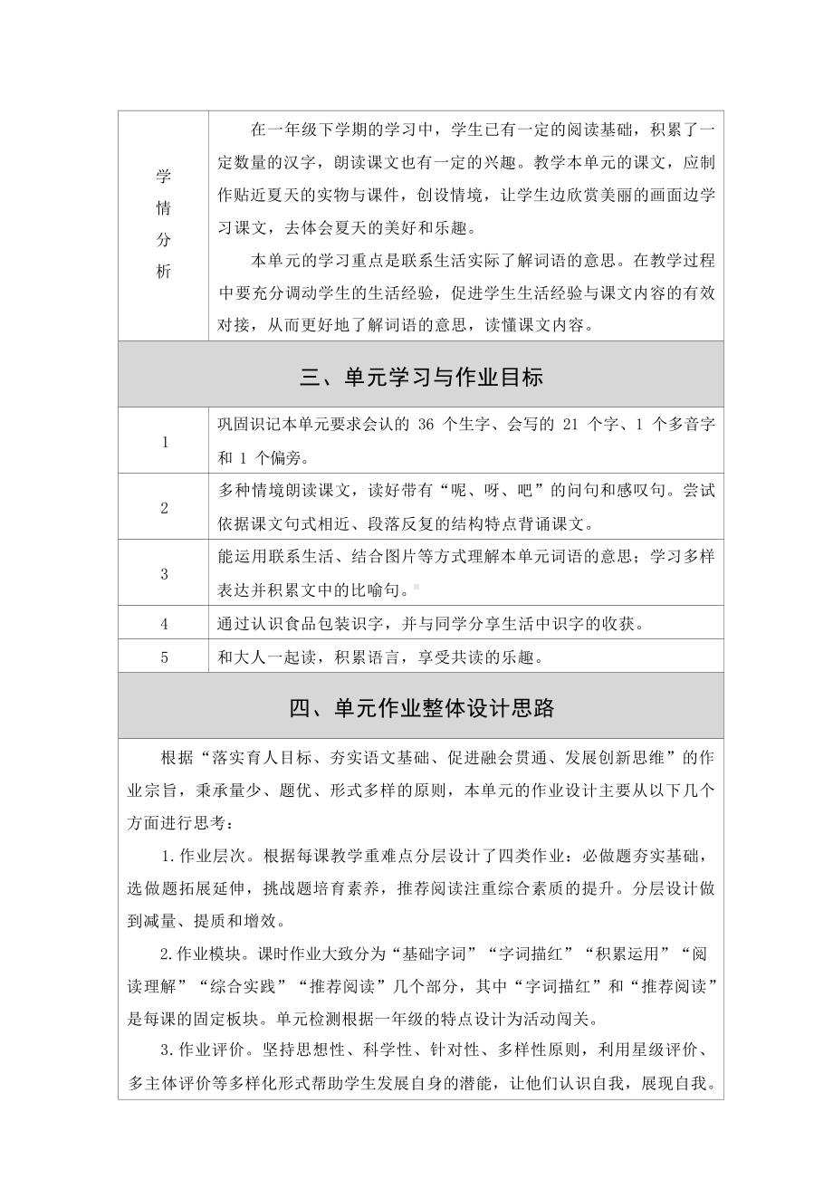 中小学作业设计大赛获奖优秀作品-《义务教育语文课程标准（2022年版）》-[信息技术2.0微能力]：小学一年级语文下（第六单元）.docx_第3页