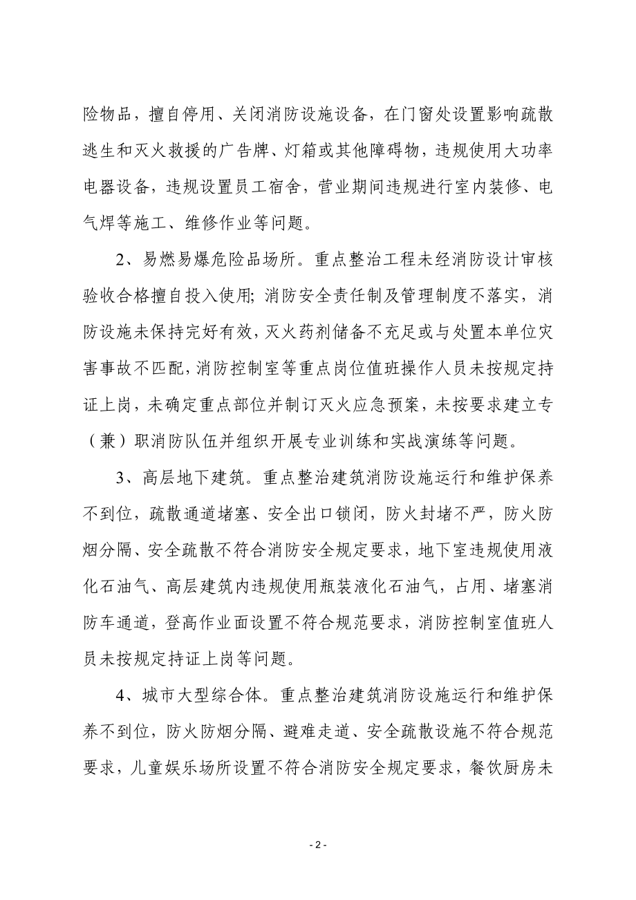 火灾隐患重点整治内容参考模板范本.doc_第2页