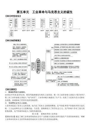 2022年高中统编教材历史培训工业革命与马克思主义的诞生 教案.docx